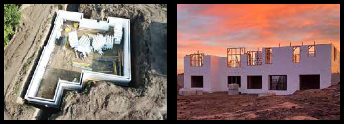 Build your entire home with high quality concrete construction.